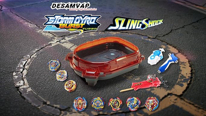 Amazon.com: Bey Battling Top Burst Stadium Battle Set